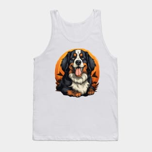 Halloween Bernese Mountain Dog #2 Tank Top